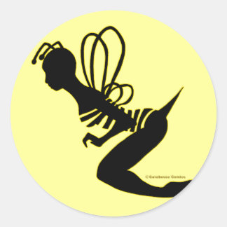 Pegatina de Bee Chica Silhouette