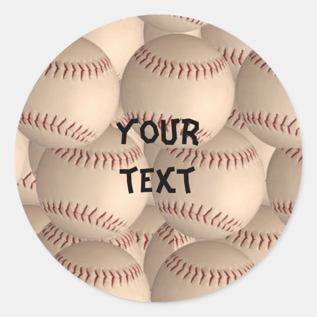 pegatina de béisbol (Anverso)