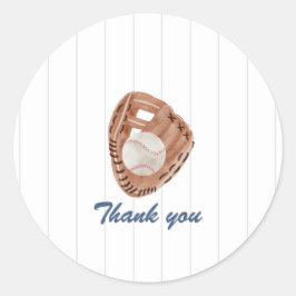 Pegatina De Béisbol Gracias