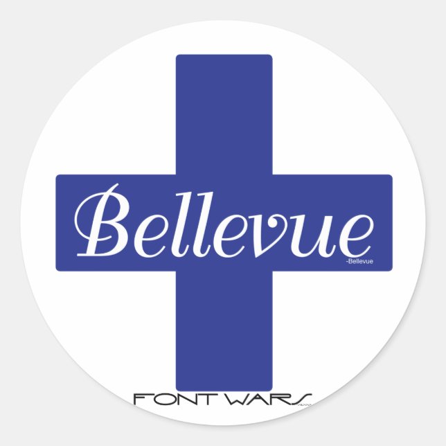 Pegatina de Bellevue (Anverso)
