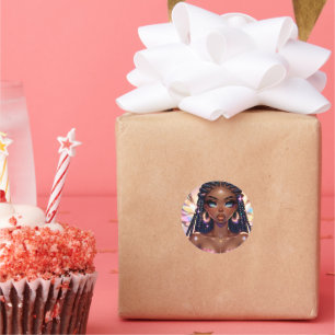 Pegatina de belleza arcoiris