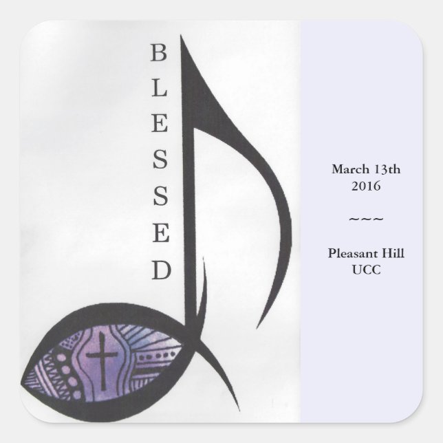 Pegatina de Bendición de Instrumentos (Anverso)