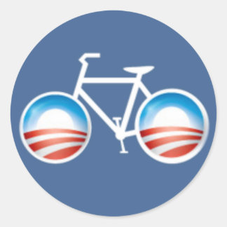 Pegatina de bicicletas de Obama