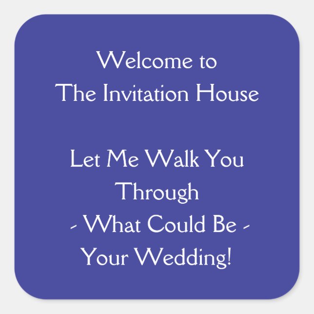 Pegatina de bienvenida (Anverso)