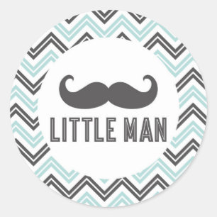 Pegatina de bigote de pequeño hombre