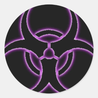 Pegatina de Bio-Hazard de Purple Haze