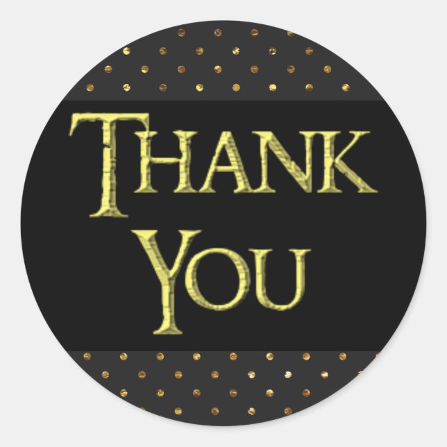 Pegatina de Black and Modern Sleek (Anverso)