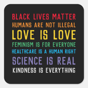 Pegatina de Black Lives Matter