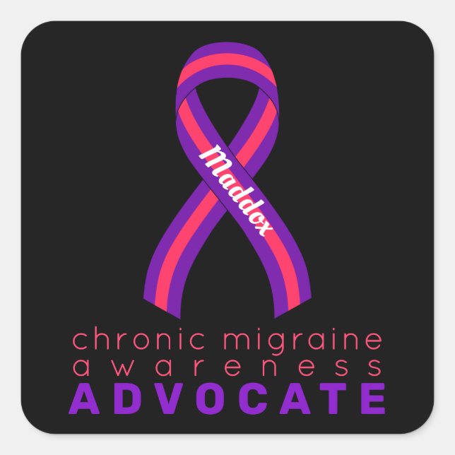 Pegatina de Black Square de la defensora crónica d (Anverso)