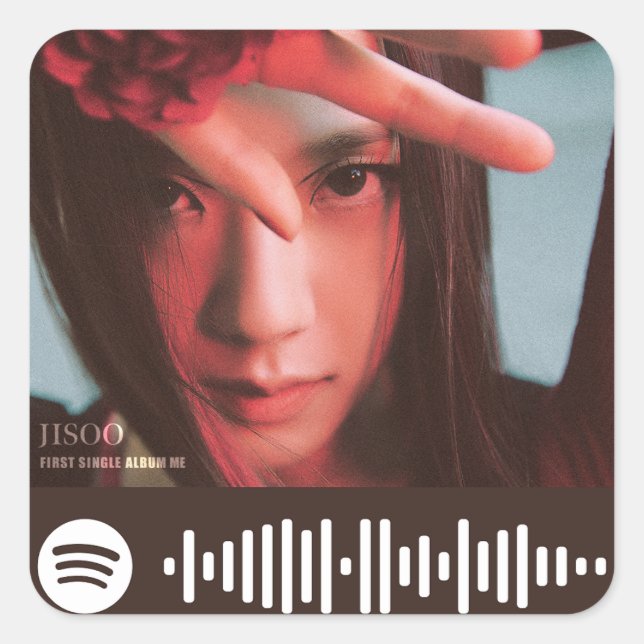 Pegatina de BlackPink Jisoo (Anverso)