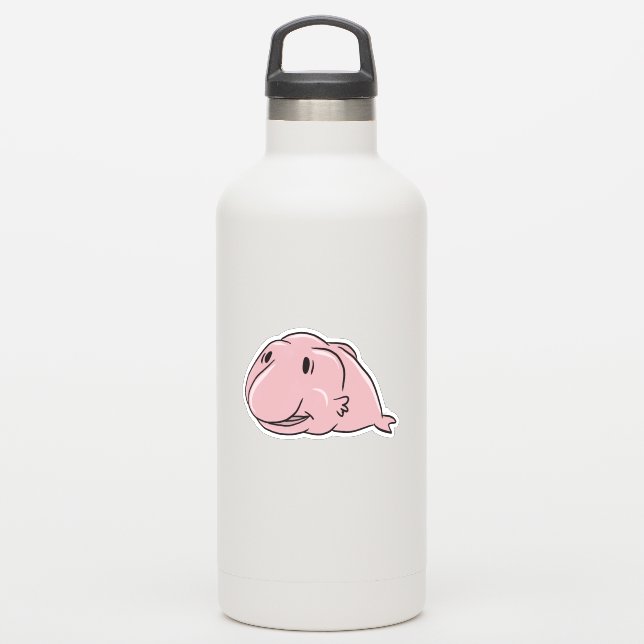 Pegatina de Blobfish (Botella de agua)