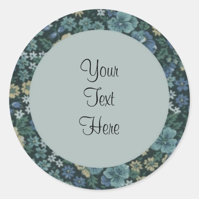 Pegatina de Blue Calico (Anverso)