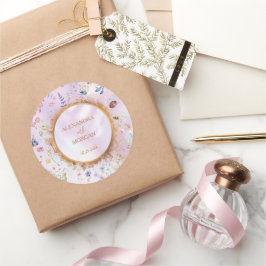 Pegatina de Boda singulares de flores silvestres r