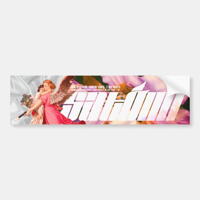 pegatina de bofetadas de Día de la Madre de satomi (Frente)