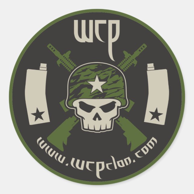 Pegatina de bolas de pintura magfed WCP (Anverso)