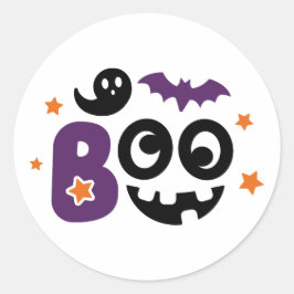 Pegatina de Boo Halloween de juguete