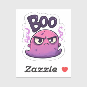 Pegatina de Boo minimalista Ghost D estético gru