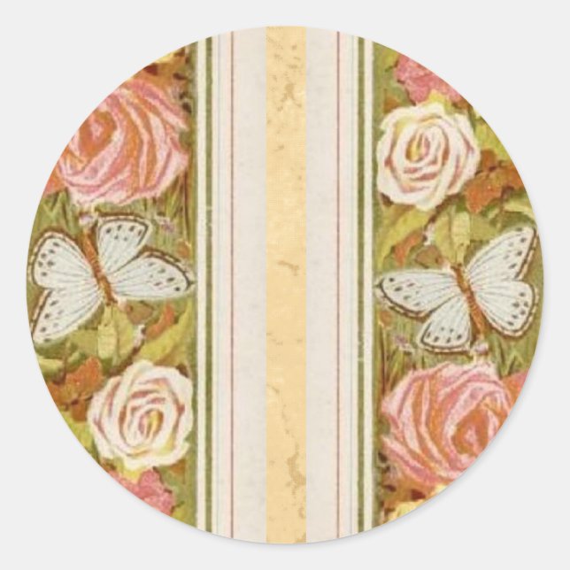 Pegatina de borde de vintage (Anverso)