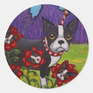 Pegatina de Boston Terrier