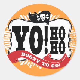 Pegatina de botas piratas para bolsas o regalos fa