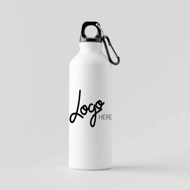 Pegatina de botellas de agua con logotipo empresar (Stylishly Personalize with Your Business Logo/Design.)