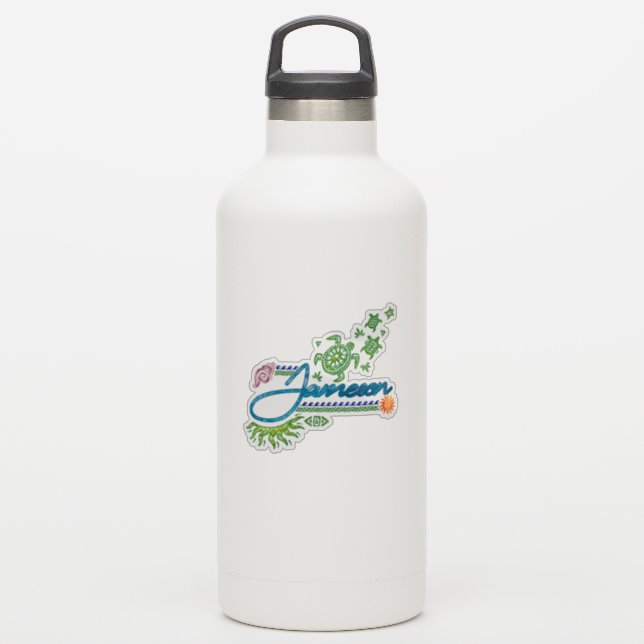 Pegatina de botellas de agua de Jameson (Botella de agua)