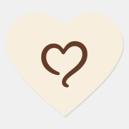 Pegatina de buen corazón