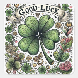 Pegatina de buena suerte