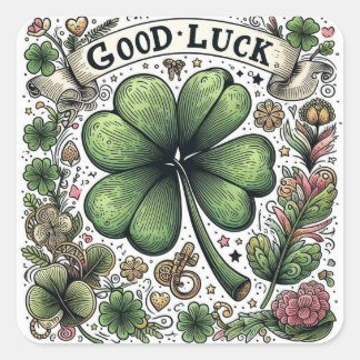 Pegatina de buena suerte