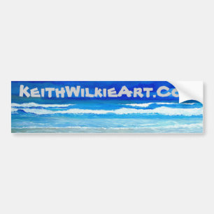 Pegatina de Bumber del arte de Keith Wilkie