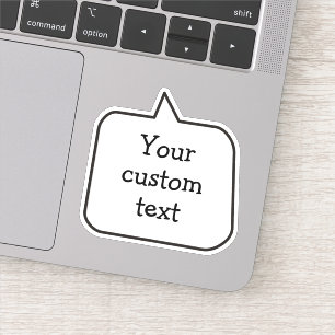 Pegatina de burbujas de voz