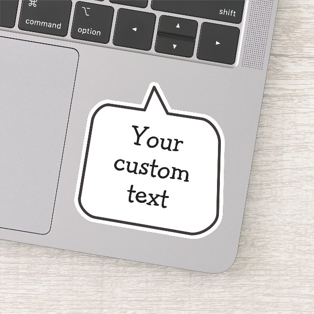 Pegatina de burbujas de voz (Detalle)