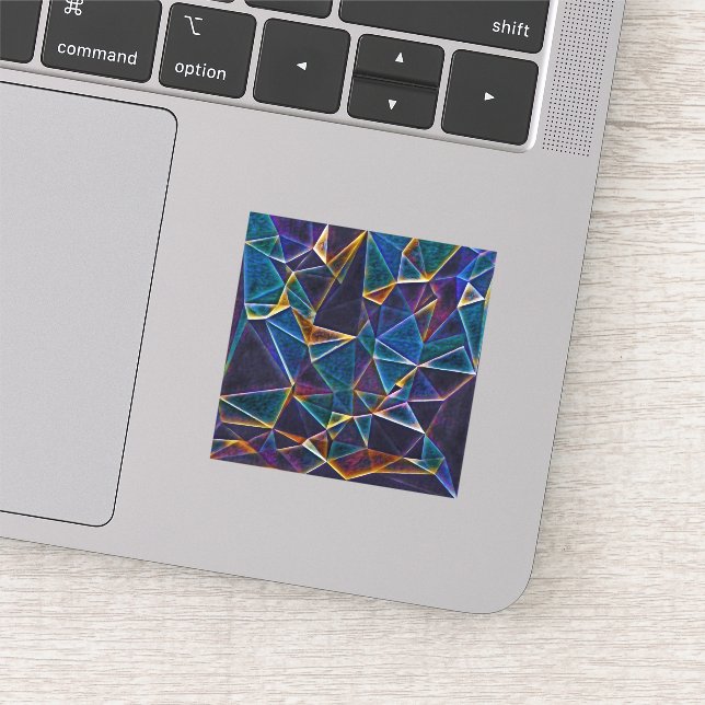 Pegatina de burbujas rotas (Detalle)