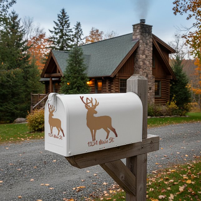 Pegatina de buzón de Deer (Subido por el creador)