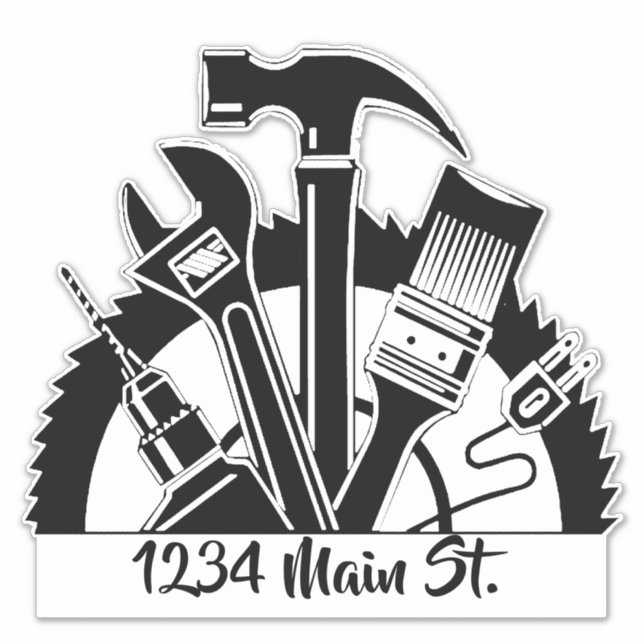 Pegatina de buzón de taller (Anverso)