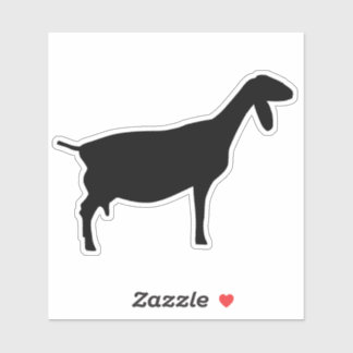 Pegatina de cabras de Nubian