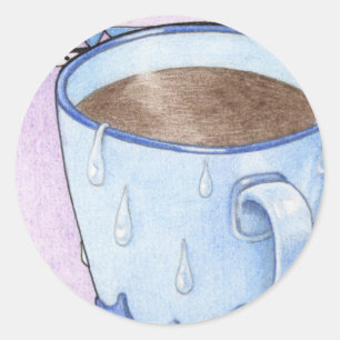 Pegatina de café