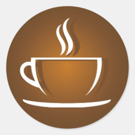 Pegatina de café