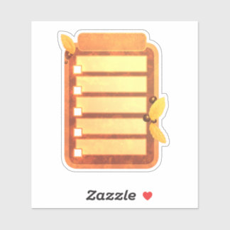 Pegatina De Caída Del Planificador Para Hacer Un L