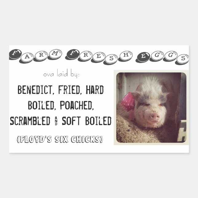 pegatina de caja de huevo (Anverso)