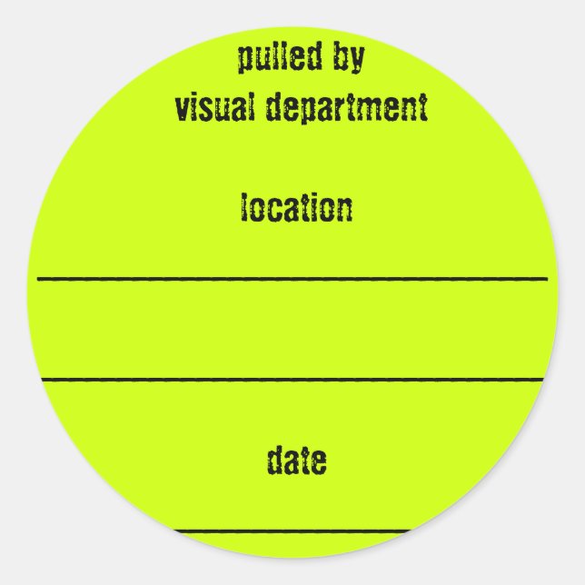 pegatina de caja de zapatos (Anverso)