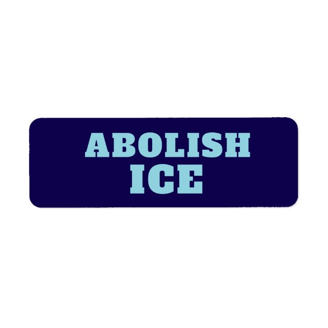 Pegatina de calcomanía de protesta para abolir ICE (Frente)