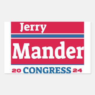 Pegatina de campaña de Jerry Mander