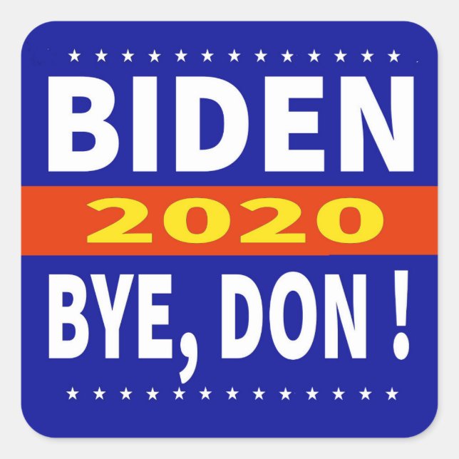 Pegatina de campaña de Joe Biden (Anverso)
