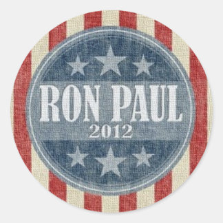 Pegatina de campaña de Ron Paul 2012