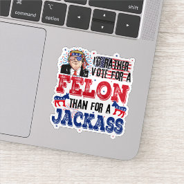 Pegatina de campaña de Trump 2024