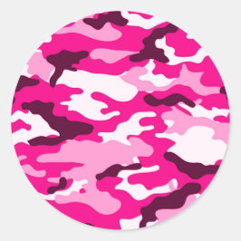 Pegatina de camuflaje rosa