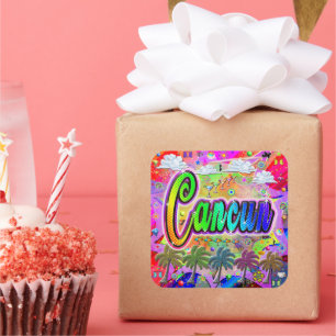 Pegatina de Cancun Vista Express