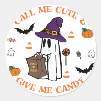 Pegatina de Candy Ghost Halloween