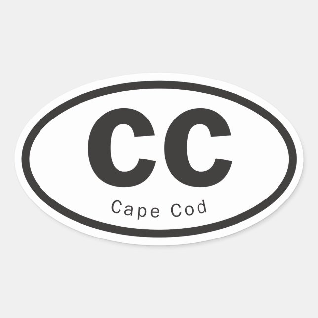 Pegatina de Cape Cod (Anverso)